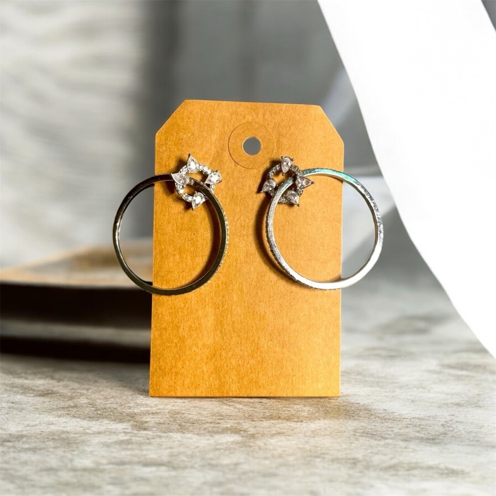 Rhinestone decorated hoops